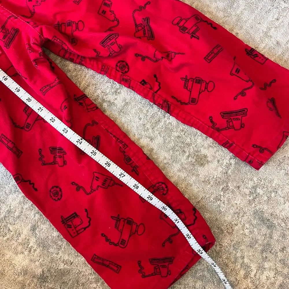 Vintage OshKosh B'gosh Red Corduroy Tools Overalls 4T USA